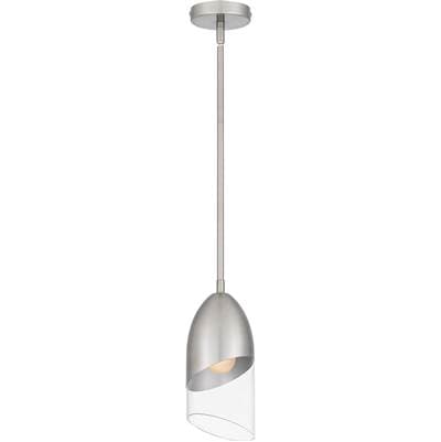 Mini Pendant 1 Light Brushed Nickel