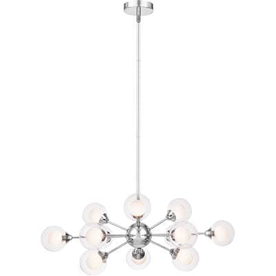 12 Lgt Chandelier Chrome