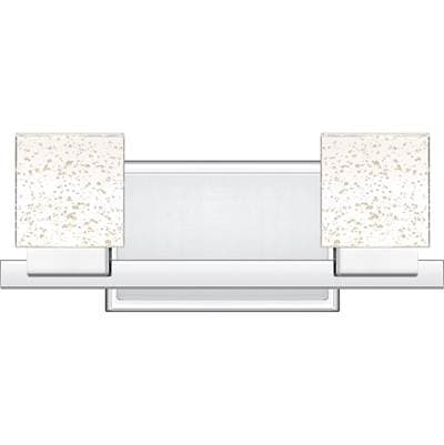 Bath 2 light led polished chrome