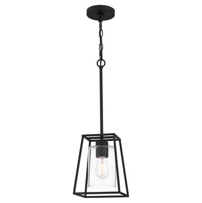 Mini pendant 1 light matte black.