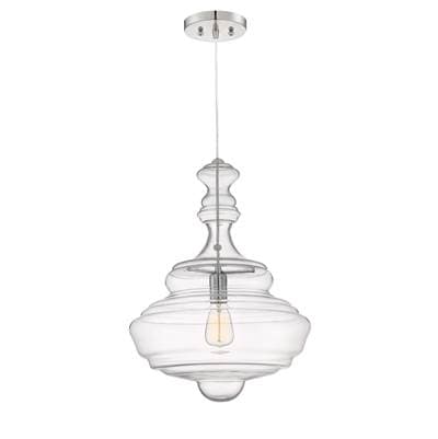 Pendant Plsh Chrm 16''D