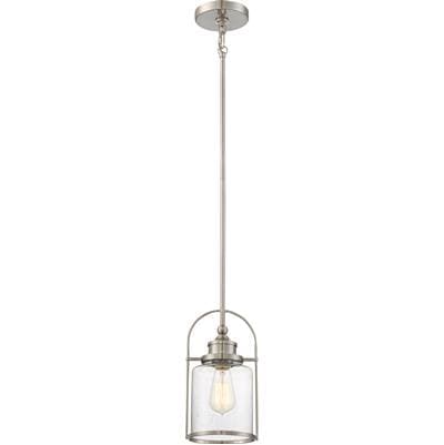 Mini Pendant Brushed Nickel 6.5''D by Quoizel