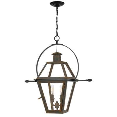 Pendant 2 light industrial bronze