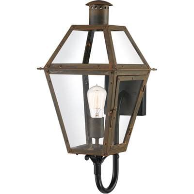 Outdoor Wall 1 Light Industrial Bronze by Quoizel