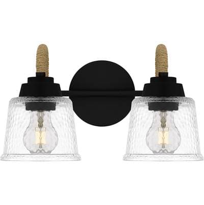 Bath 2 Lights Matte Black