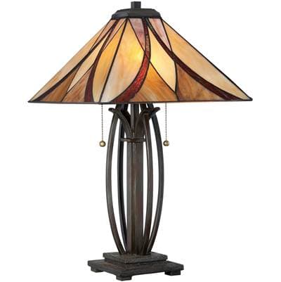 Table Lamp Tiffany Vlnt Brnz by Quoizel