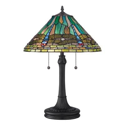 Table Lamp Tiffany Vintage Bronze