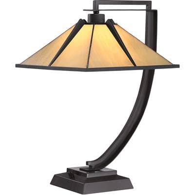 Table Lamp Tiffany 1Lt Western Bronze