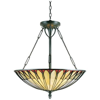 Pendant Tif Vint Brnz 22''D