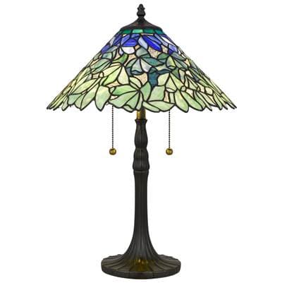 Seasons 2-Light Vintage Bronze Table Lamp