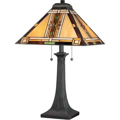 Table Lamp Tiffany Valiant Bronze 2Lt