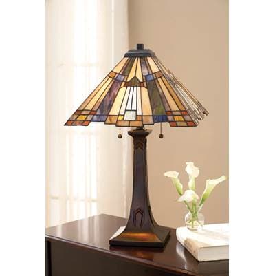 Table Lamp Tif Vlnt Brnz by Quoizel