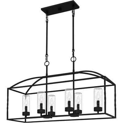 Outdoor Linear Chandelier 6 Lights Earth by Quoizel