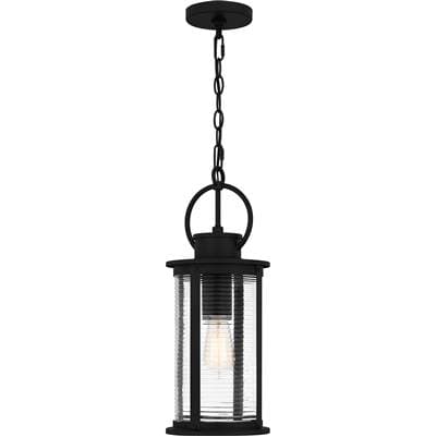 Outdoor Hanging 1 Light Matte Black by Quoizel