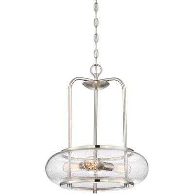 Pendant Brsh Nikl by Quoizel