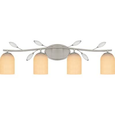 Bath 4 Lights Brushed Nickel by Quoizel