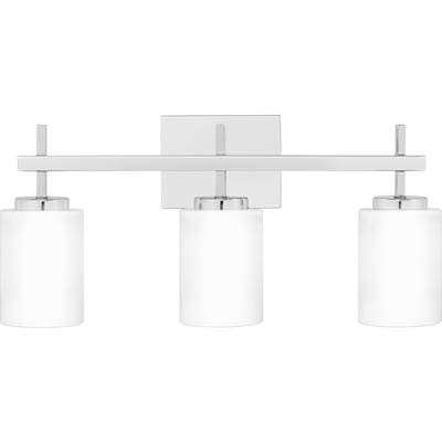 Bath 3 light led polished chrome