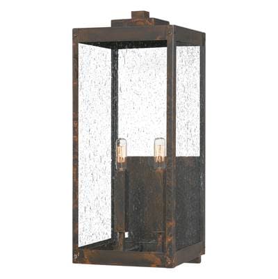 Outdoor wall 2 light industrial bronze