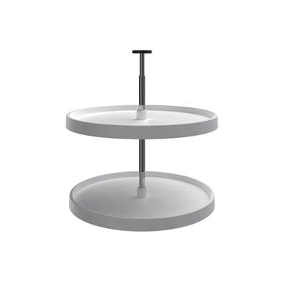 Value Line Polymer Full-Circle 2-Shelf Lazy Susans for Base Cabinets by Rev-A-Shelf