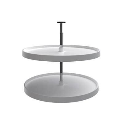 Value Line Polymer Full-Circle 2-Shelf Lazy Susans for Base Cabinets by Rev-A-Shelf