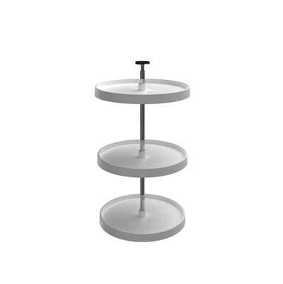 Value Line Polymer Full-Circle 3-Shelf Lazy Susans for 33'' to 36'' H Corner Wall Cabinets by Rev-A-Shelf