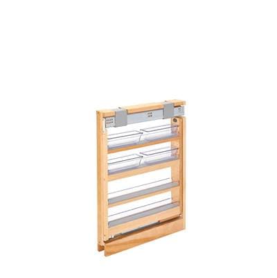 Wood Vanity Base Filler Pull Out Organizer for New Vanity Applications w/Soft Close by Rev-A-Shelf