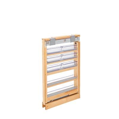 Wood Vanity Base Filler Pull Out Organizer for New Vanity Applications w/Soft Close by Rev-A-Shelf
