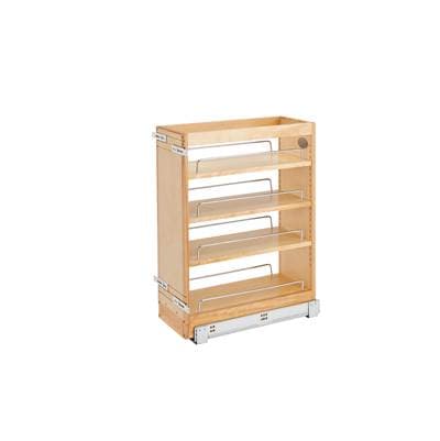 Wood Vanity Cabinet Pull Out Organizer w/Soft Close