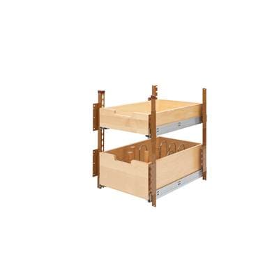 Base Cabinet Pull Out Wood Drawer Pilaster System