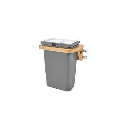 Wood Vanity Cabinet Door Mount Waste Container by Rev-A-Shelf