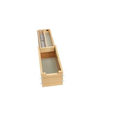 Wood Vanity Cabinet Replacement Two Tier Drawer System (No Slides) by Rev-A-Shelf