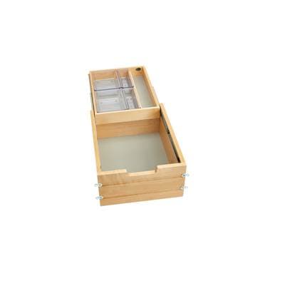 Wood Vanity Cabinet Replacement Two Tier Drawer System (No Slides)