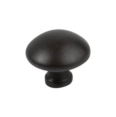 Garda, Round Knob, Black Bronze, 1.5 inch