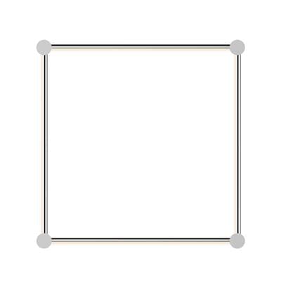 24'' Square LED Wall Bar