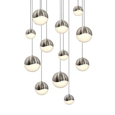 12-Light Round Assorted LED Pendant by Sonneman
