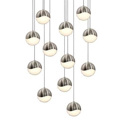 12-Light Round Medium LED Pendant by Sonneman