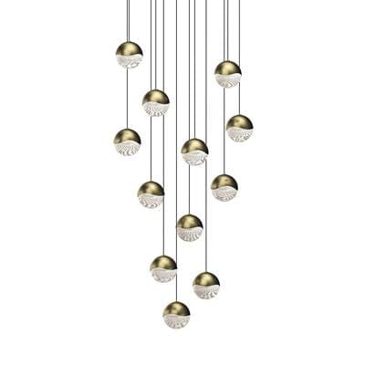 12-Light Round Medium LED Pendant by Sonneman