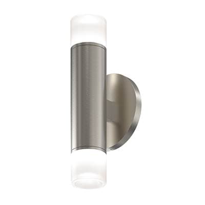 2'' Two-Sided LED Sconce with Etched Glass Trims and 25 Degree Narrow Flood Lenses by Sonneman