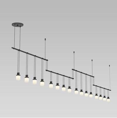 36'' 4-Bar Offset Linear with Drum Luminaires