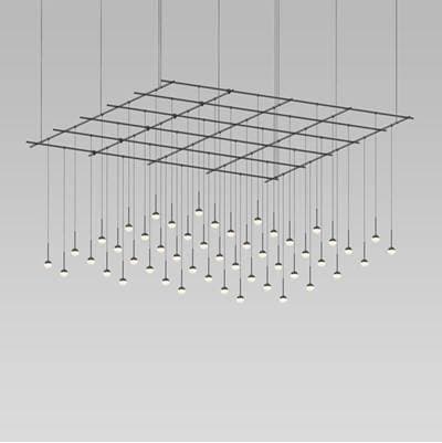 96'' x 96'' Gridscape with 36'' Monoline Domed Ball Luminaires