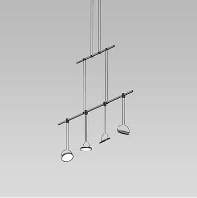 48'' 2-Tier Linear with Light Guide Disk Luminaires