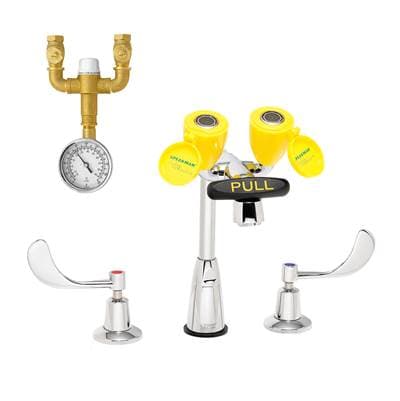 Speakman Eyesaver Classic Sef-1800-ca-8 Eyewash Faucet With 8 In. Spout And Eyewash Tmv