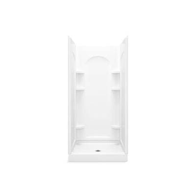 EnsembleE Curve 36'' x 34'' Vikrell shower, center drain