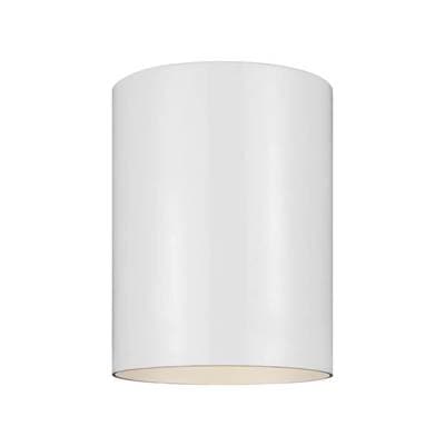 Outdoor Cylinders Small LED Ceiling Flush Mount by Visual Comfort Studio Collection