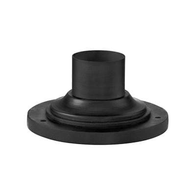 Textured Black Round Pier Mount by Troy Lighting