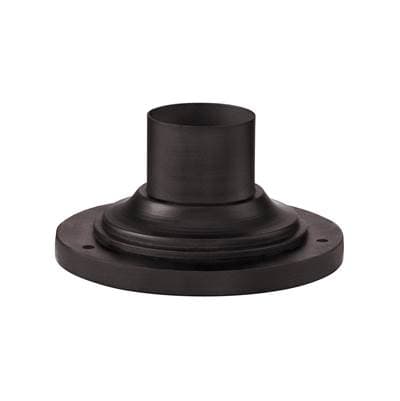 Textured Bronze Round Pier Mount by Troy Lighting