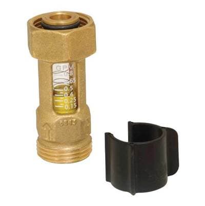 TruFLOW Visual Flow Meter, 0.15 to 0.8 gpm by Uponor