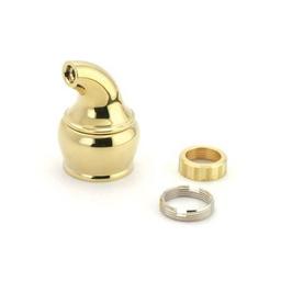 Monticello Hot Handle Hub Replacement Kit in Chrome - Polished Brass - image 1