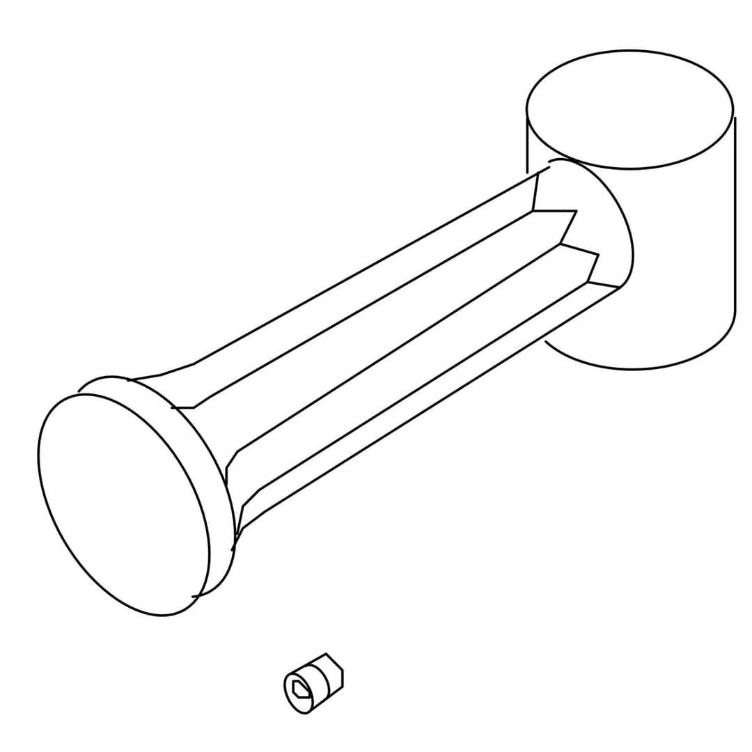 Kohler Genuine Parts Handle KIT - Vibrant Brushed Nickel by Kohler Genuine Parts