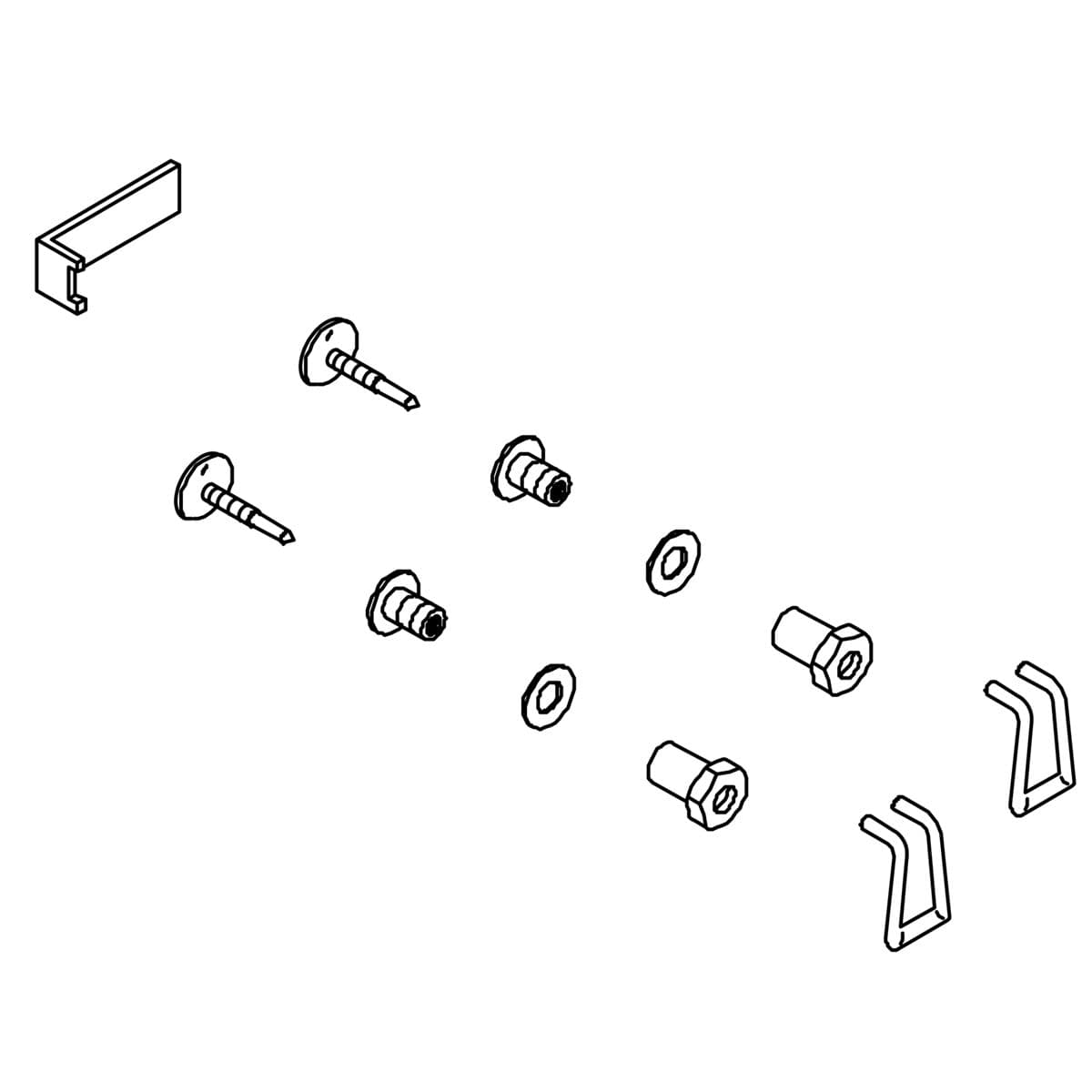 Kohler Genuine Parts TANK Cover Locks - Bright Chrome by Kohler Genuine Parts
